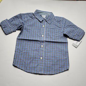 Carter's Plaid Poplin Button-Front Shirt